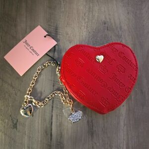 🌹Juicy Couture Valentines DAY Heart Zip Around Wallet🌹